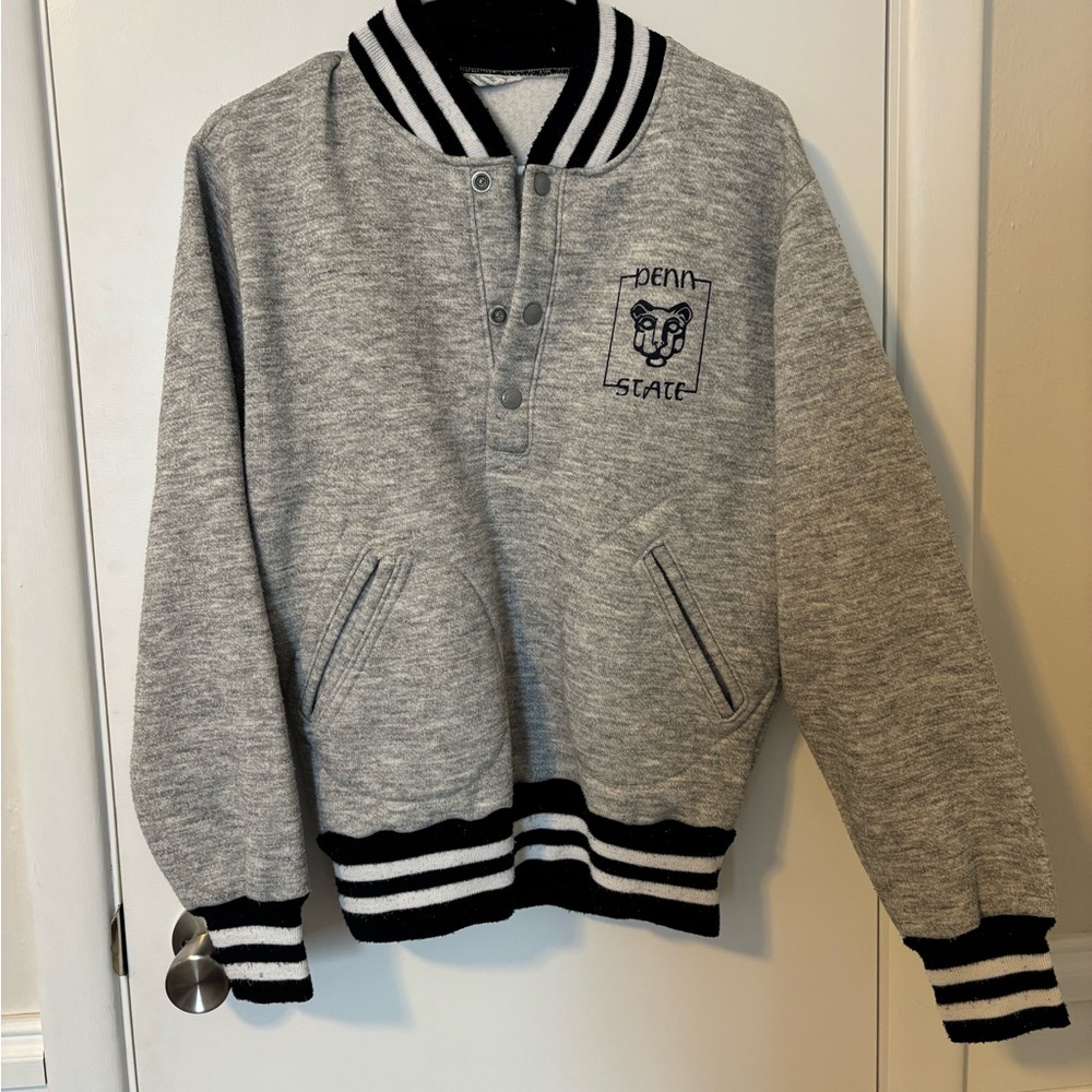 Vintage 70s Penn State Snapneck Sweatshirt